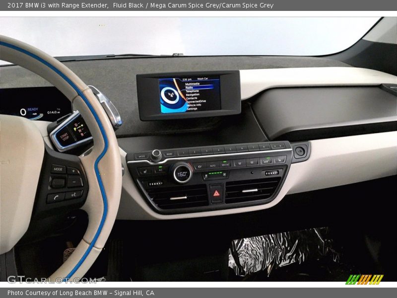 Fluid Black / Mega Carum Spice Grey/Carum Spice Grey 2017 BMW i3 with Range Extender