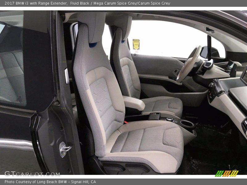 Fluid Black / Mega Carum Spice Grey/Carum Spice Grey 2017 BMW i3 with Range Extender