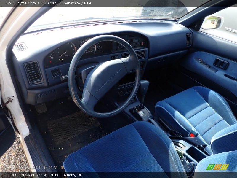 1991 Corolla LE Sedan Blue Interior