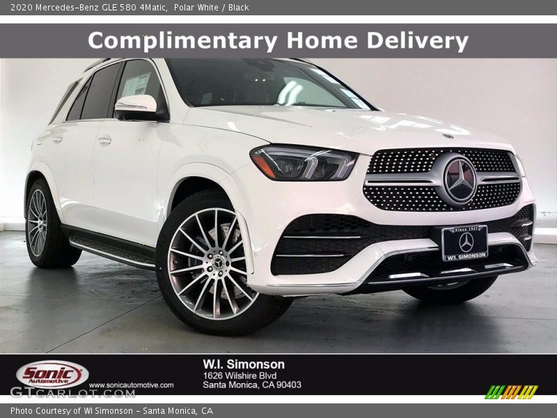 Polar White / Black 2020 Mercedes-Benz GLE 580 4Matic