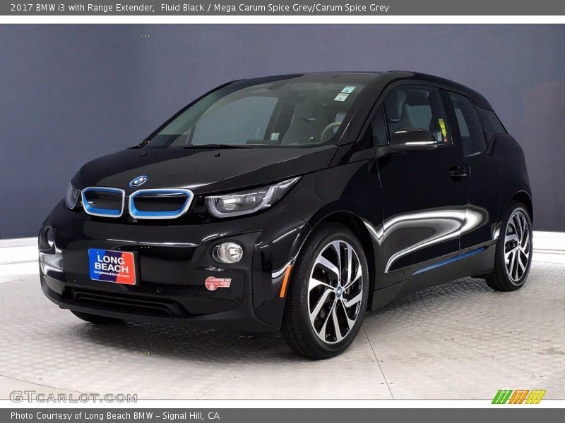 Fluid Black / Mega Carum Spice Grey/Carum Spice Grey 2017 BMW i3 with Range Extender