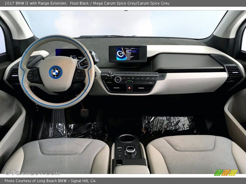 Fluid Black / Mega Carum Spice Grey/Carum Spice Grey 2017 BMW i3 with Range Extender