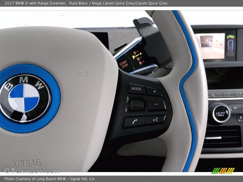 Fluid Black / Mega Carum Spice Grey/Carum Spice Grey 2017 BMW i3 with Range Extender