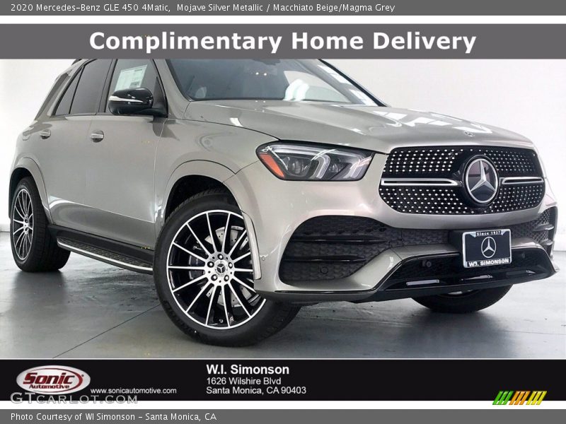 Mojave Silver Metallic / Macchiato Beige/Magma Grey 2020 Mercedes-Benz GLE 450 4Matic