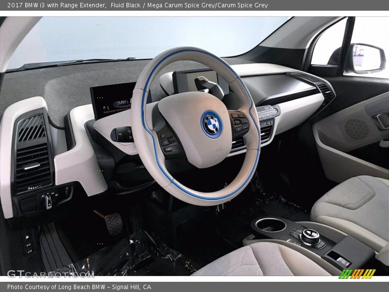 Fluid Black / Mega Carum Spice Grey/Carum Spice Grey 2017 BMW i3 with Range Extender