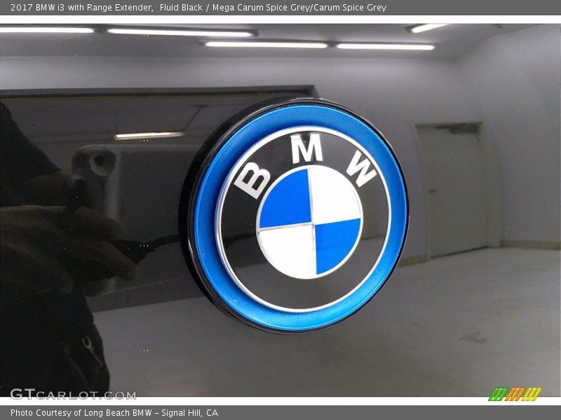 Fluid Black / Mega Carum Spice Grey/Carum Spice Grey 2017 BMW i3 with Range Extender