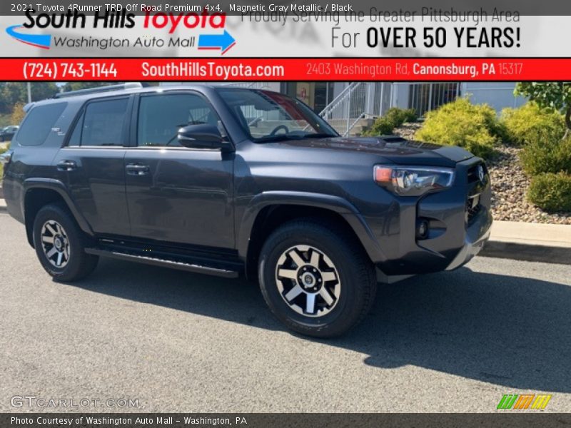 Magnetic Gray Metallic / Black 2021 Toyota 4Runner TRD Off Road Premium 4x4