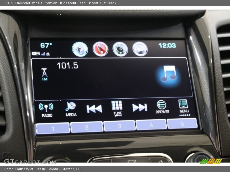 Iridescent Pearl Tricoat / Jet Black 2019 Chevrolet Impala Premier