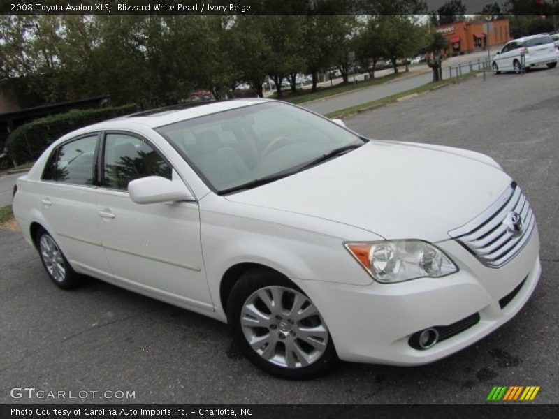 Blizzard White Pearl / Ivory Beige 2008 Toyota Avalon XLS
