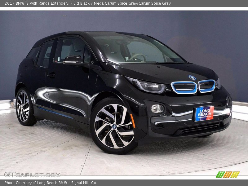 Fluid Black / Mega Carum Spice Grey/Carum Spice Grey 2017 BMW i3 with Range Extender