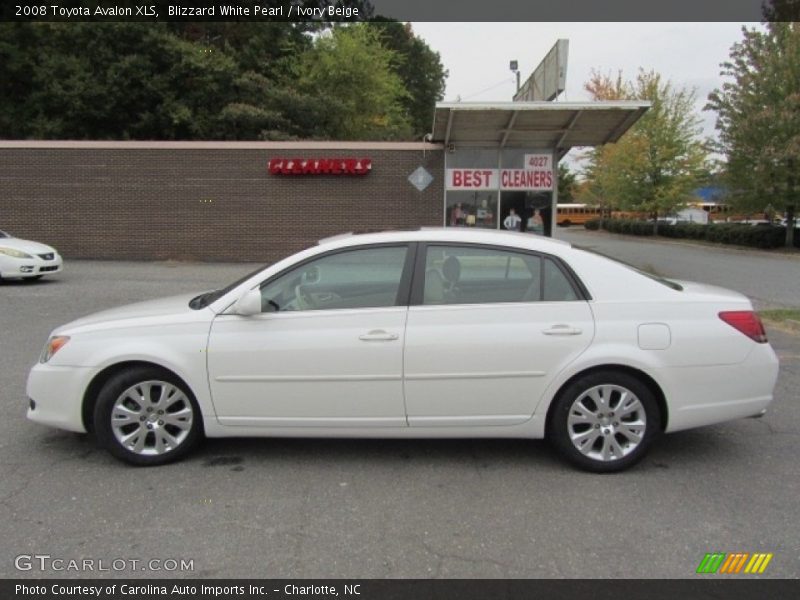 Blizzard White Pearl / Ivory Beige 2008 Toyota Avalon XLS