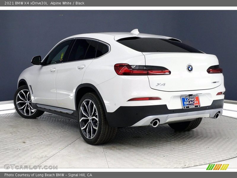 Alpine White / Black 2021 BMW X4 xDrive30i