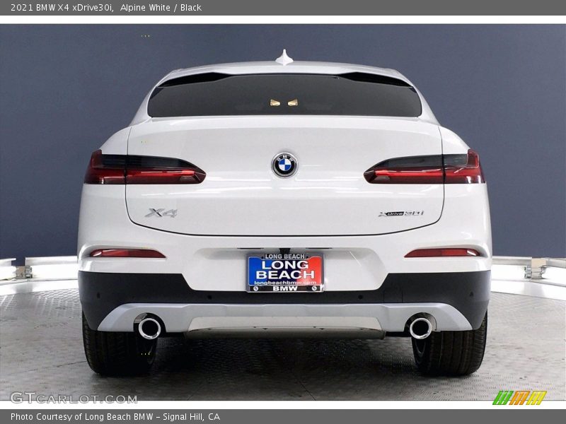 Alpine White / Black 2021 BMW X4 xDrive30i