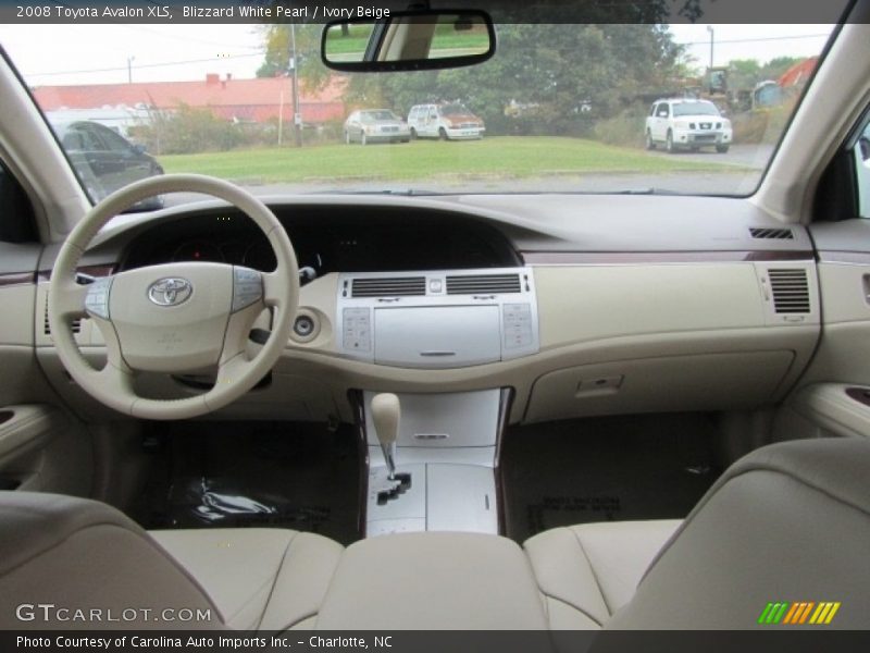 Blizzard White Pearl / Ivory Beige 2008 Toyota Avalon XLS