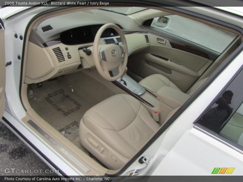 Blizzard White Pearl / Ivory Beige 2008 Toyota Avalon XLS