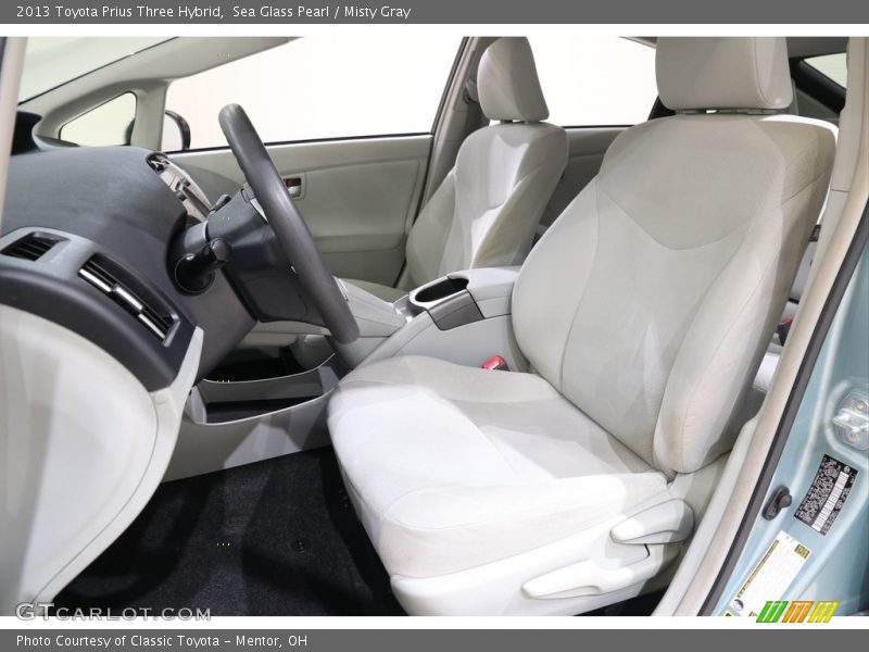 Sea Glass Pearl / Misty Gray 2013 Toyota Prius Three Hybrid