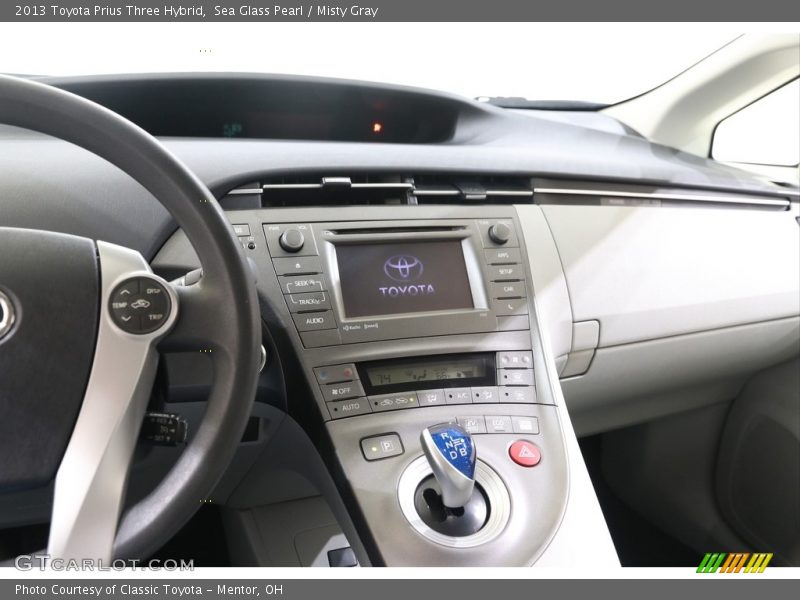 Sea Glass Pearl / Misty Gray 2013 Toyota Prius Three Hybrid