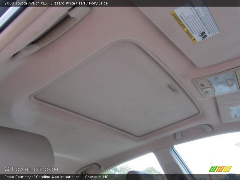 Blizzard White Pearl / Ivory Beige 2008 Toyota Avalon XLS