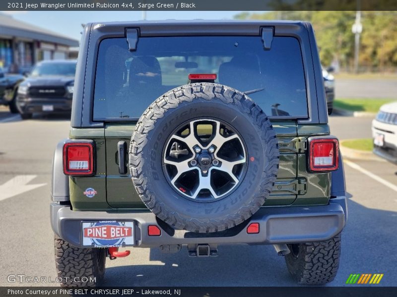 Sarge Green / Black 2021 Jeep Wrangler Unlimited Rubicon 4x4