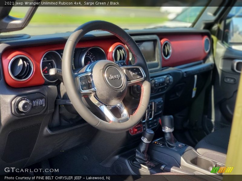 Sarge Green / Black 2021 Jeep Wrangler Unlimited Rubicon 4x4