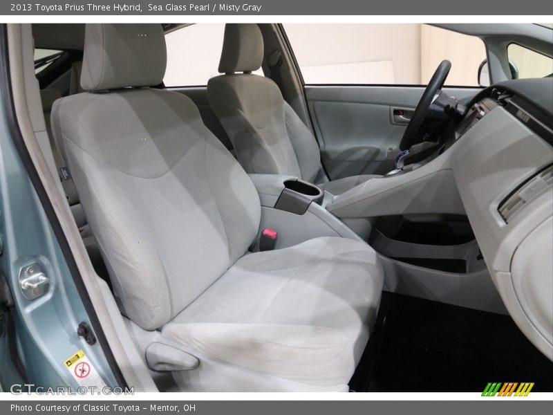 Sea Glass Pearl / Misty Gray 2013 Toyota Prius Three Hybrid