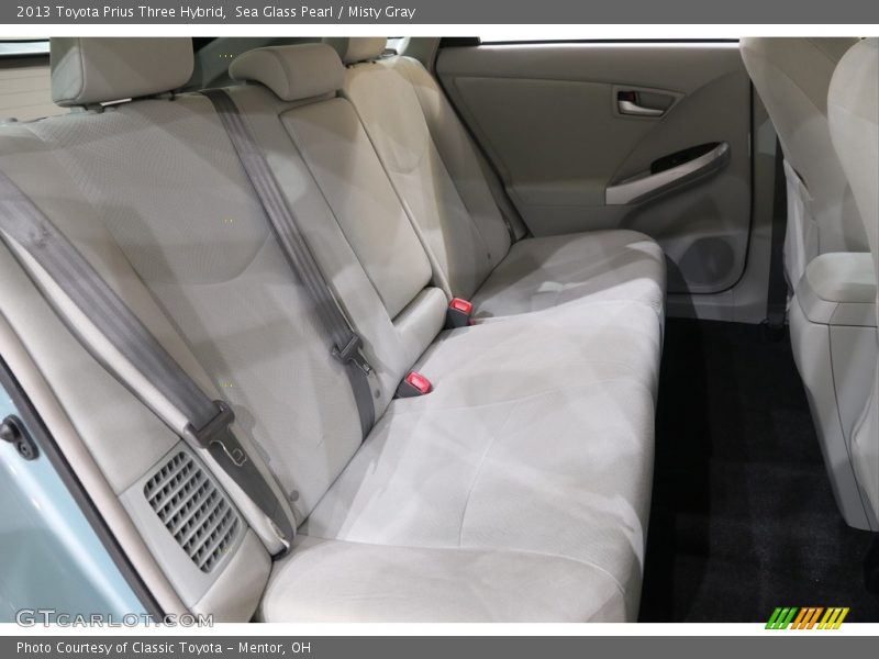 Sea Glass Pearl / Misty Gray 2013 Toyota Prius Three Hybrid