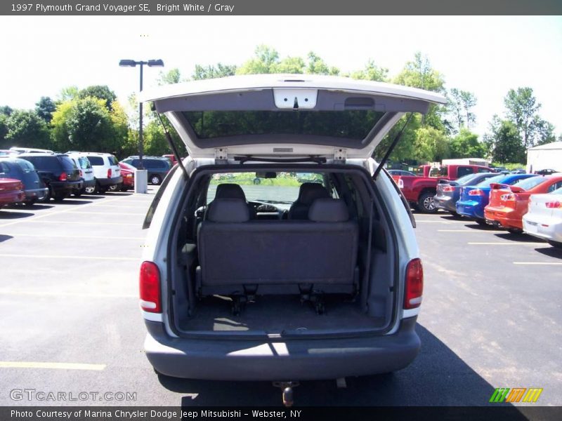 Bright White / Gray 1997 Plymouth Grand Voyager SE