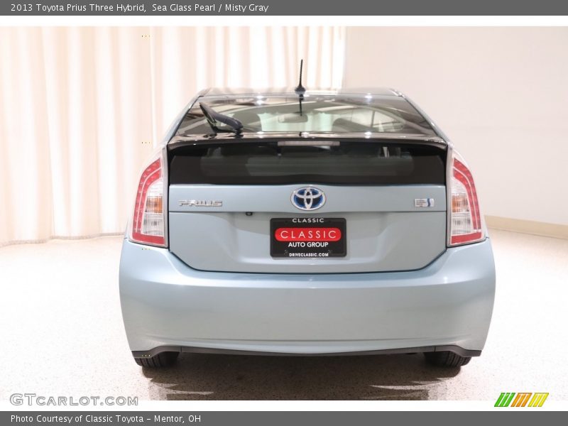 Sea Glass Pearl / Misty Gray 2013 Toyota Prius Three Hybrid