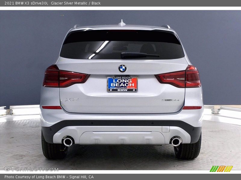 Glacier Silver Metallic / Black 2021 BMW X3 sDrive30i