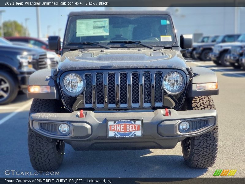 Black / Black 2021 Jeep Wrangler Unlimited Rubicon 4x4