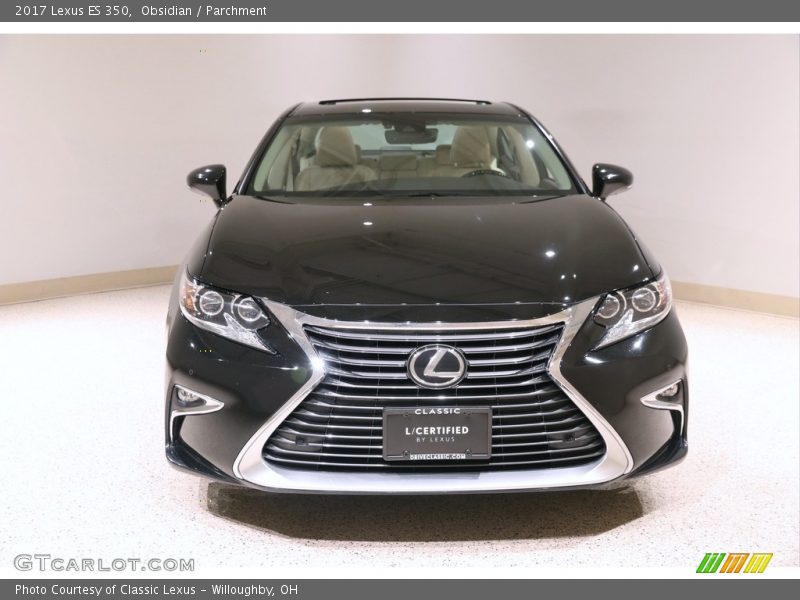 Obsidian / Parchment 2017 Lexus ES 350