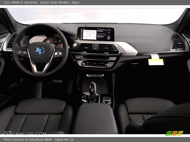Glacier Silver Metallic / Black 2021 BMW X3 sDrive30i