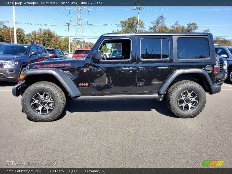 Black / Black 2021 Jeep Wrangler Unlimited Rubicon 4x4