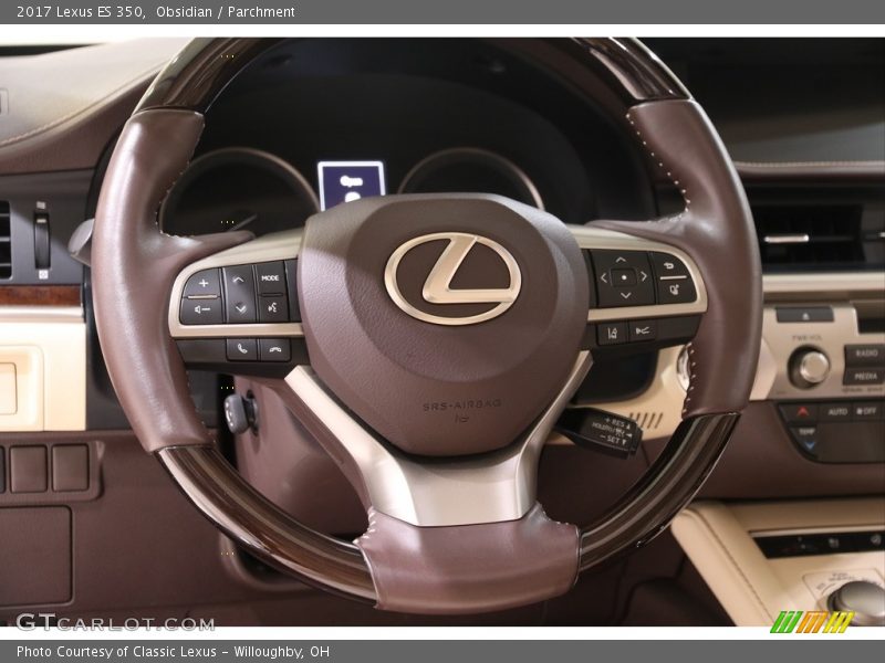 Obsidian / Parchment 2017 Lexus ES 350