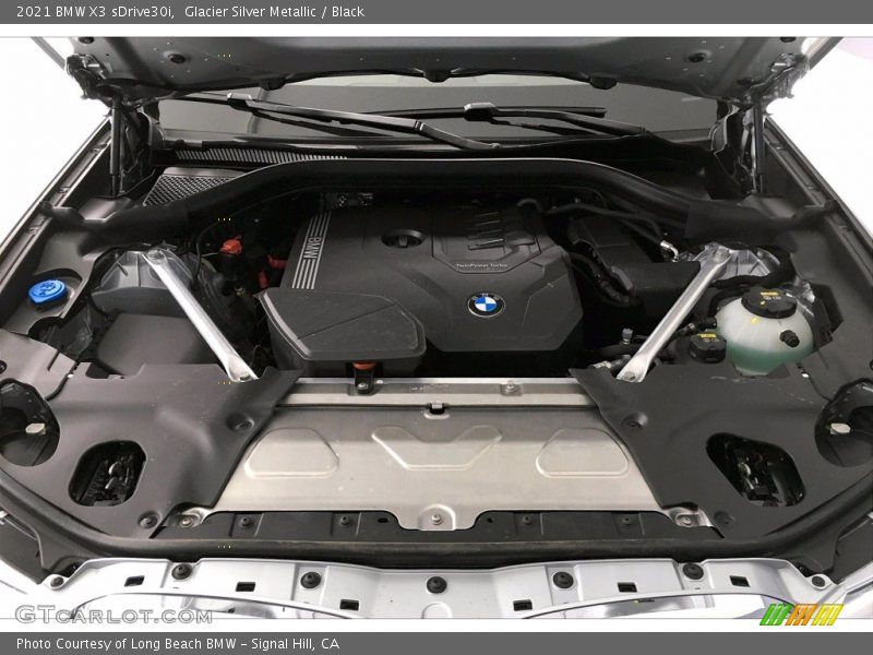 Glacier Silver Metallic / Black 2021 BMW X3 sDrive30i