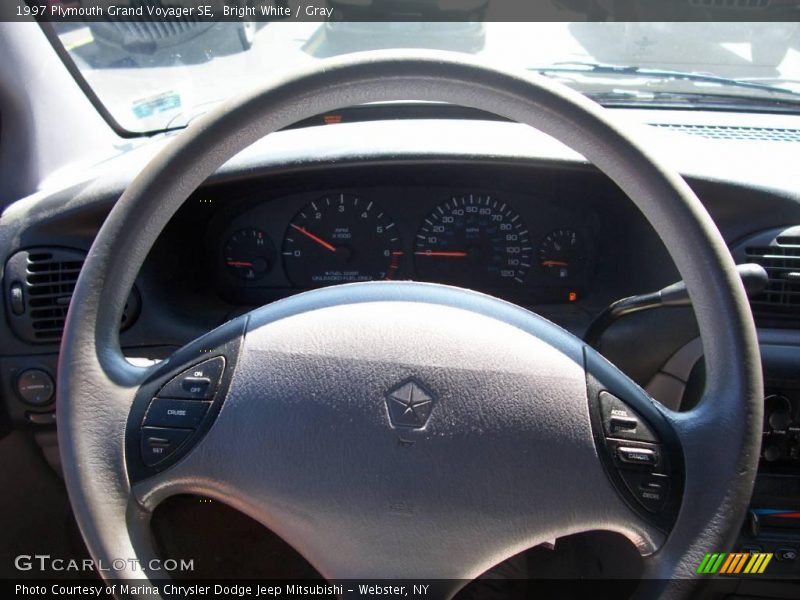 Bright White / Gray 1997 Plymouth Grand Voyager SE