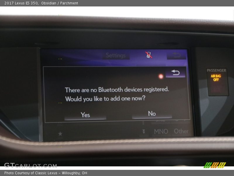 Obsidian / Parchment 2017 Lexus ES 350