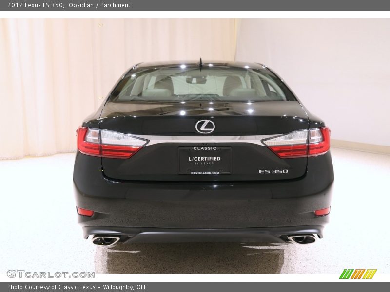 Obsidian / Parchment 2017 Lexus ES 350