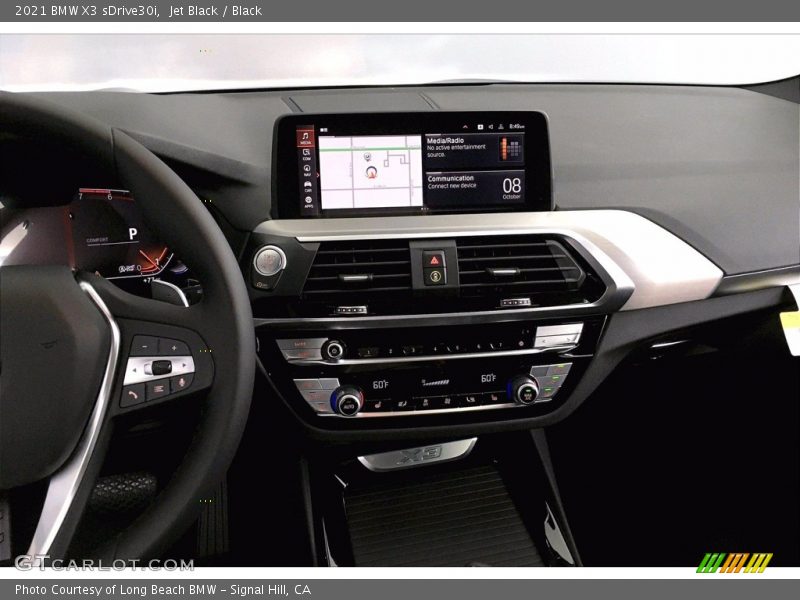 Jet Black / Black 2021 BMW X3 sDrive30i
