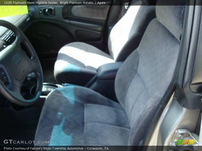 Bright Platinum Metallic / Agate 1998 Plymouth Neon Highline Sedan