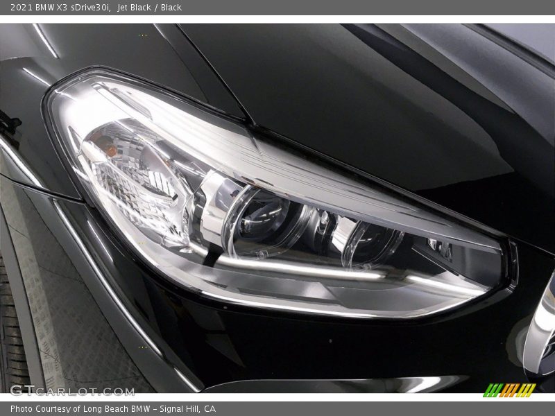 Jet Black / Black 2021 BMW X3 sDrive30i