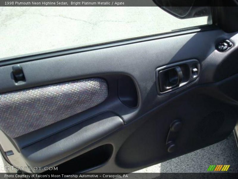 Bright Platinum Metallic / Agate 1998 Plymouth Neon Highline Sedan