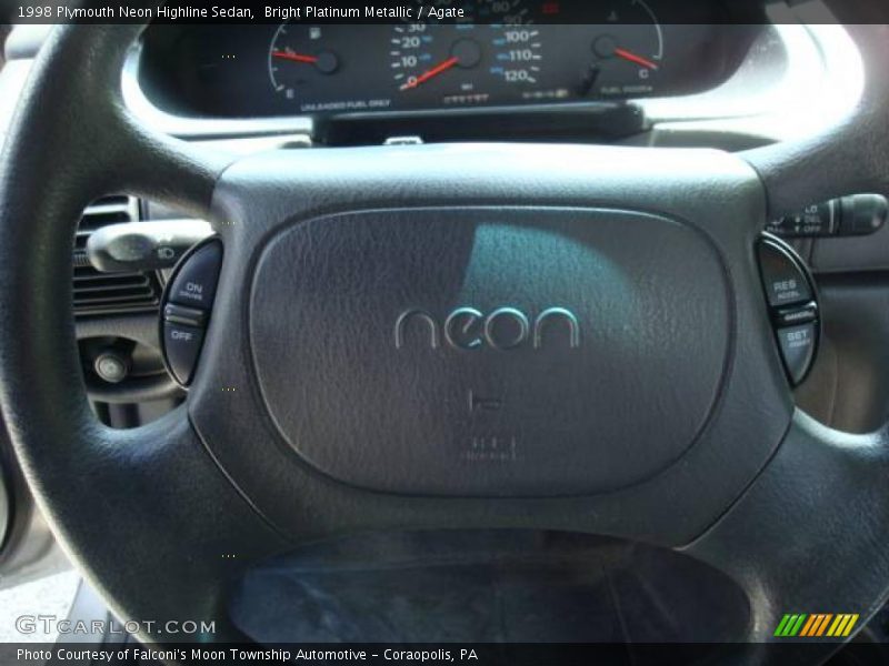 Bright Platinum Metallic / Agate 1998 Plymouth Neon Highline Sedan