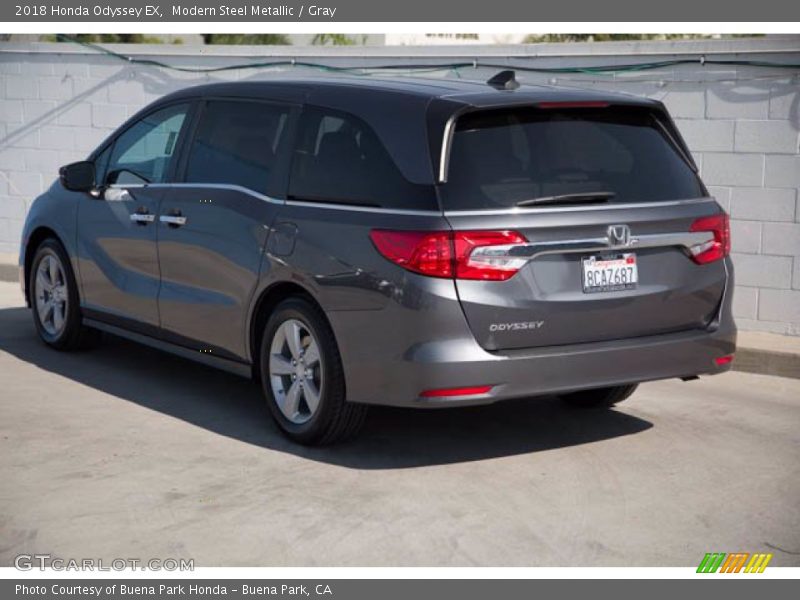 Modern Steel Metallic / Gray 2018 Honda Odyssey EX