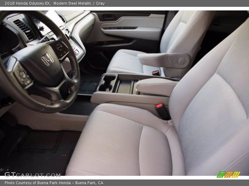 Modern Steel Metallic / Gray 2018 Honda Odyssey EX
