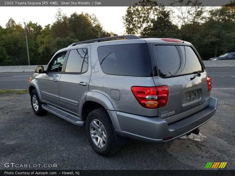 Silver Sky Metallic / Oak 2003 Toyota Sequoia SR5 4WD
