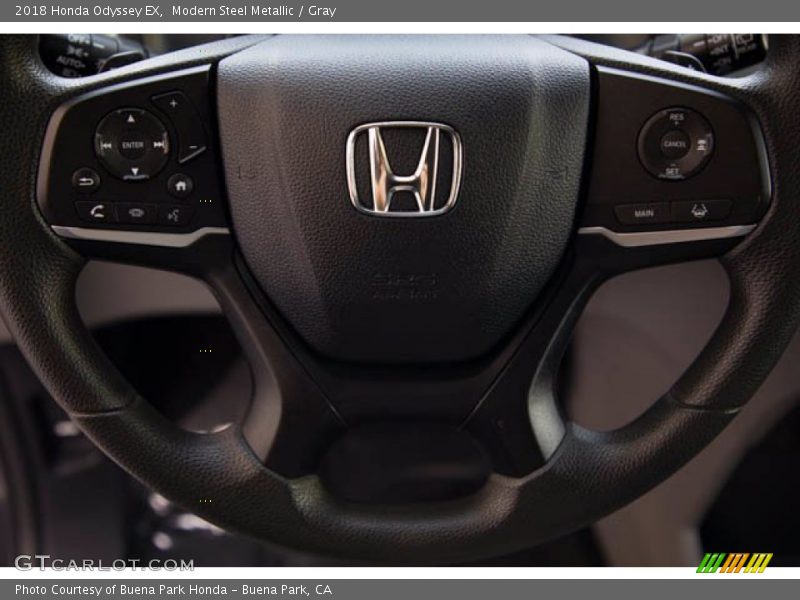 Modern Steel Metallic / Gray 2018 Honda Odyssey EX