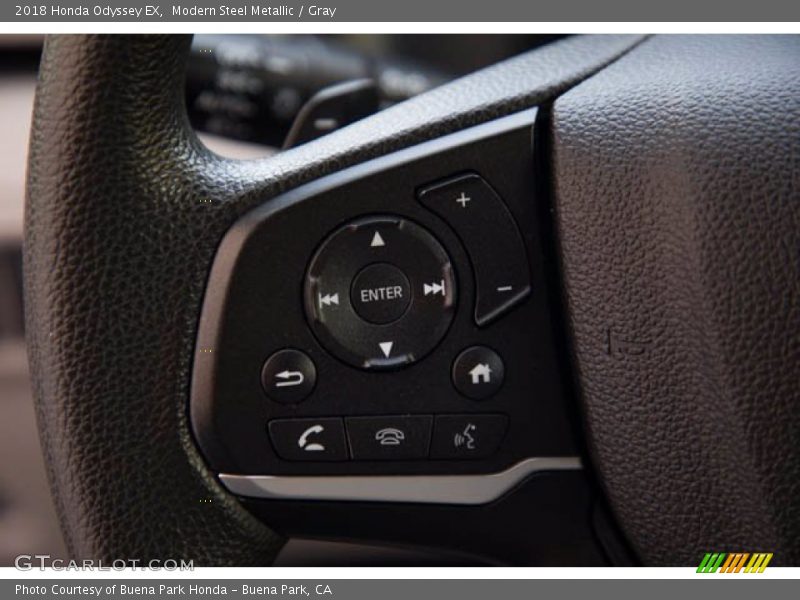 Modern Steel Metallic / Gray 2018 Honda Odyssey EX