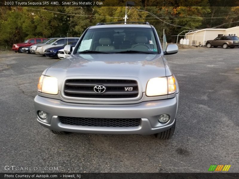 Silver Sky Metallic / Oak 2003 Toyota Sequoia SR5 4WD