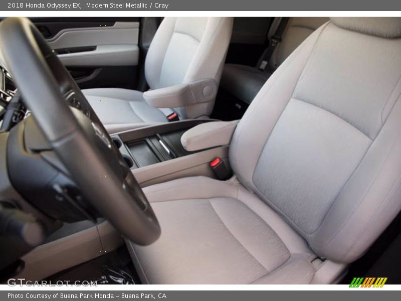 Modern Steel Metallic / Gray 2018 Honda Odyssey EX